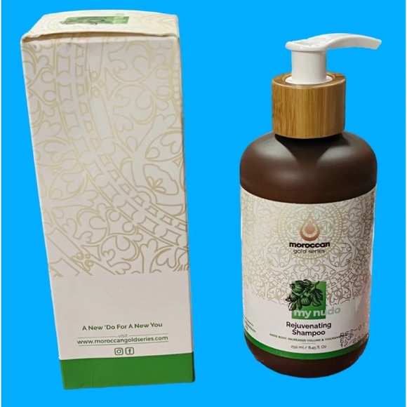 MOROCCAN GOLD SERIES My NuDo Rejuvenating Shampoo 8.45 oz. NIB MSRP $60 - Picture 8 of 8